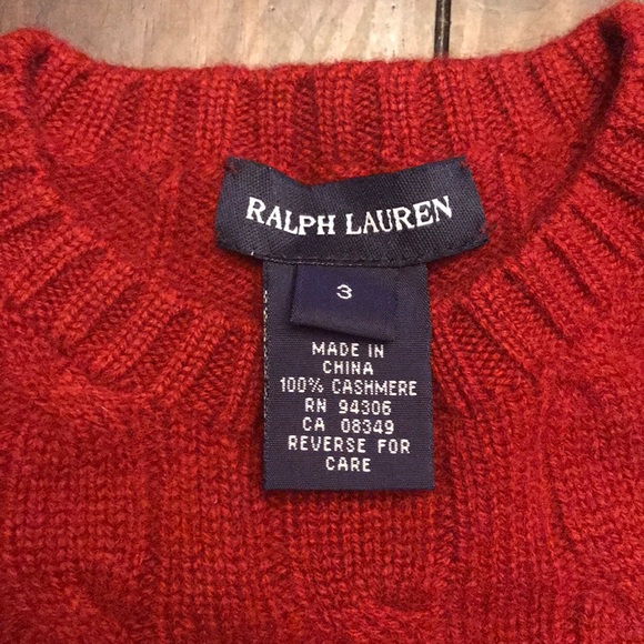 Ralph Lauren cashmere children’s sweater - Picture 3 of 5